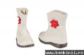 Cizme copii - Cizme copii piele si blana 547 alb+